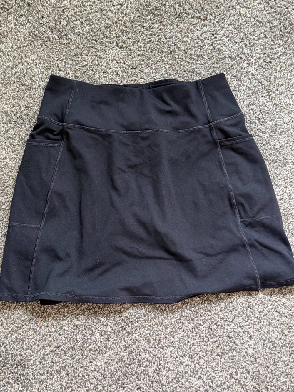 Skechers Black Athletic Skort with Logo